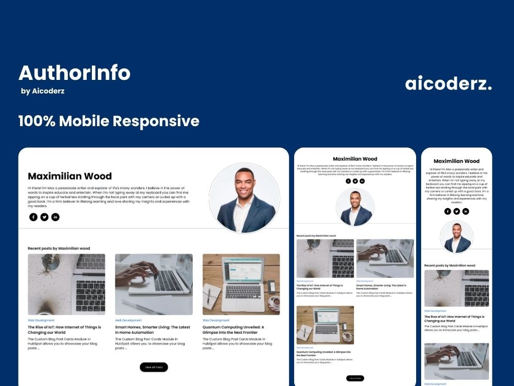 100% Mobile Responsive