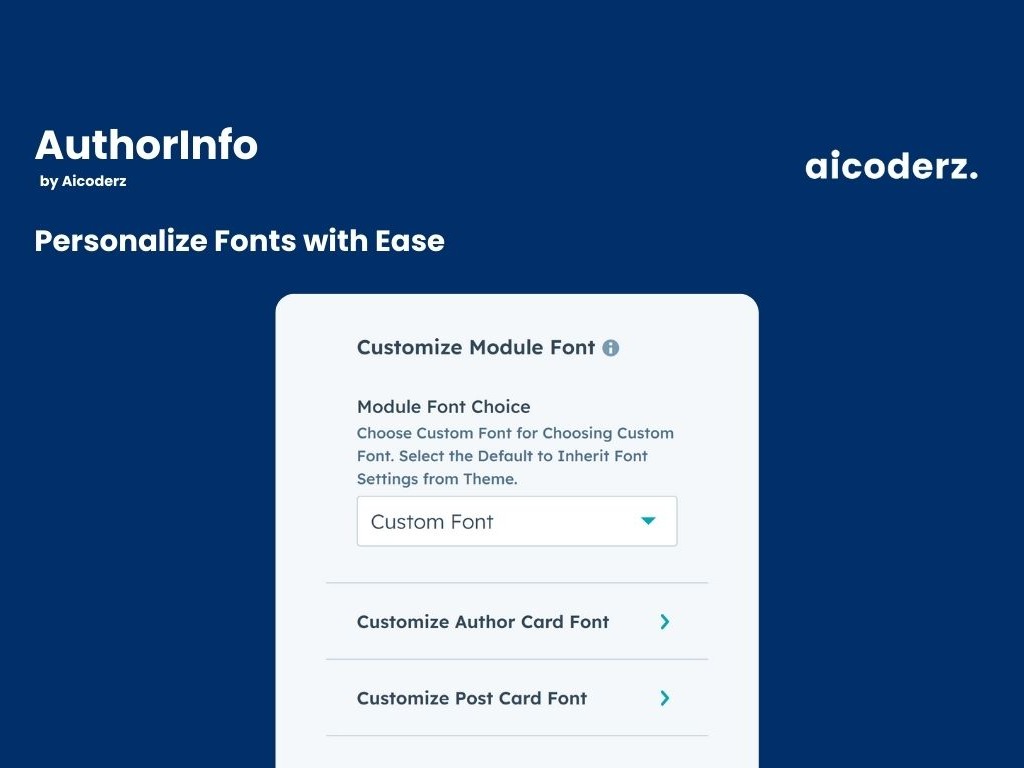 Personalize Fonts with Ease