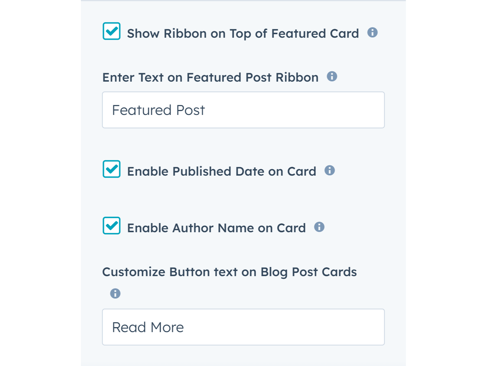 Engaging Featured Cards