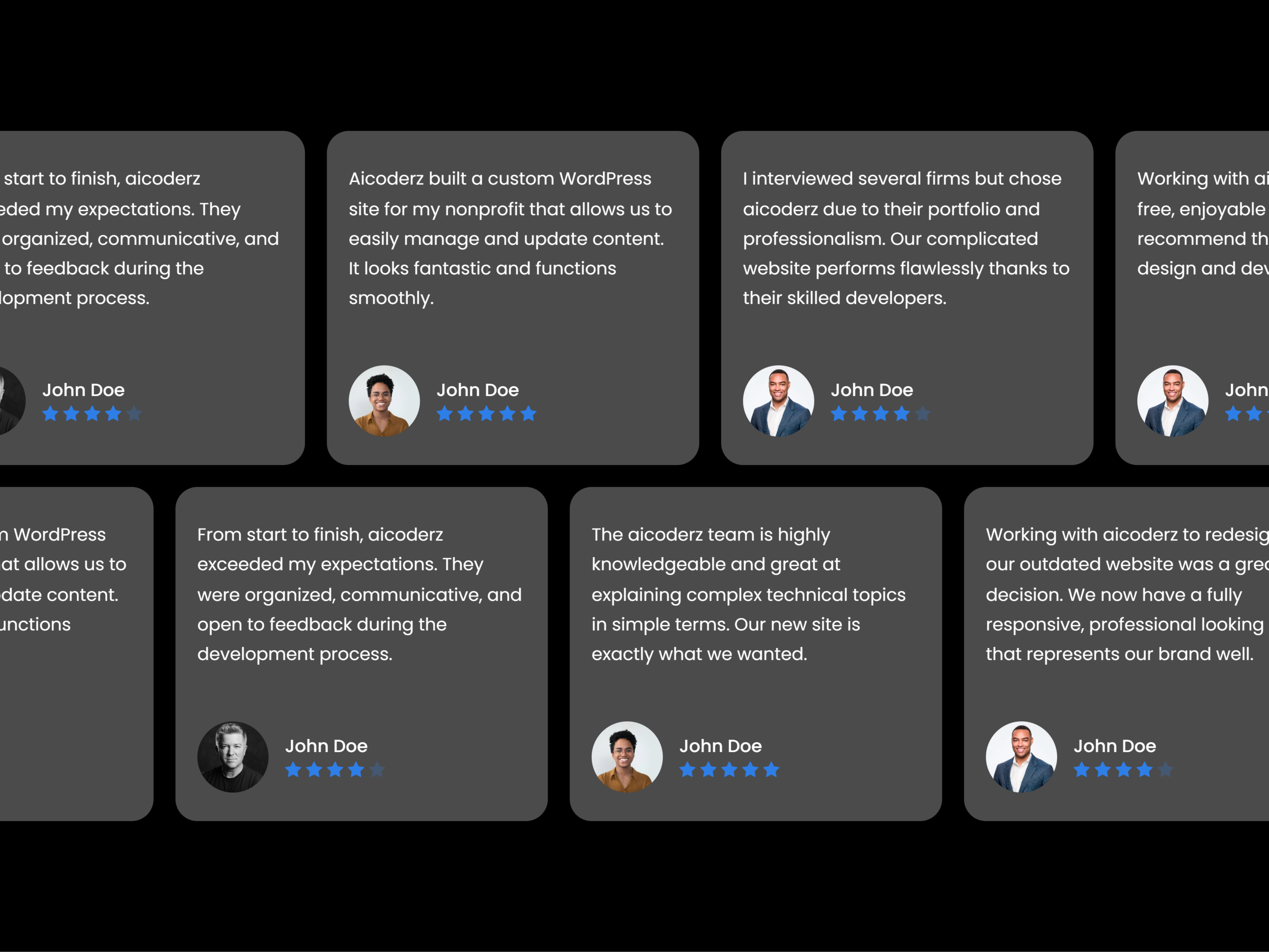 Unlimited Testimonials